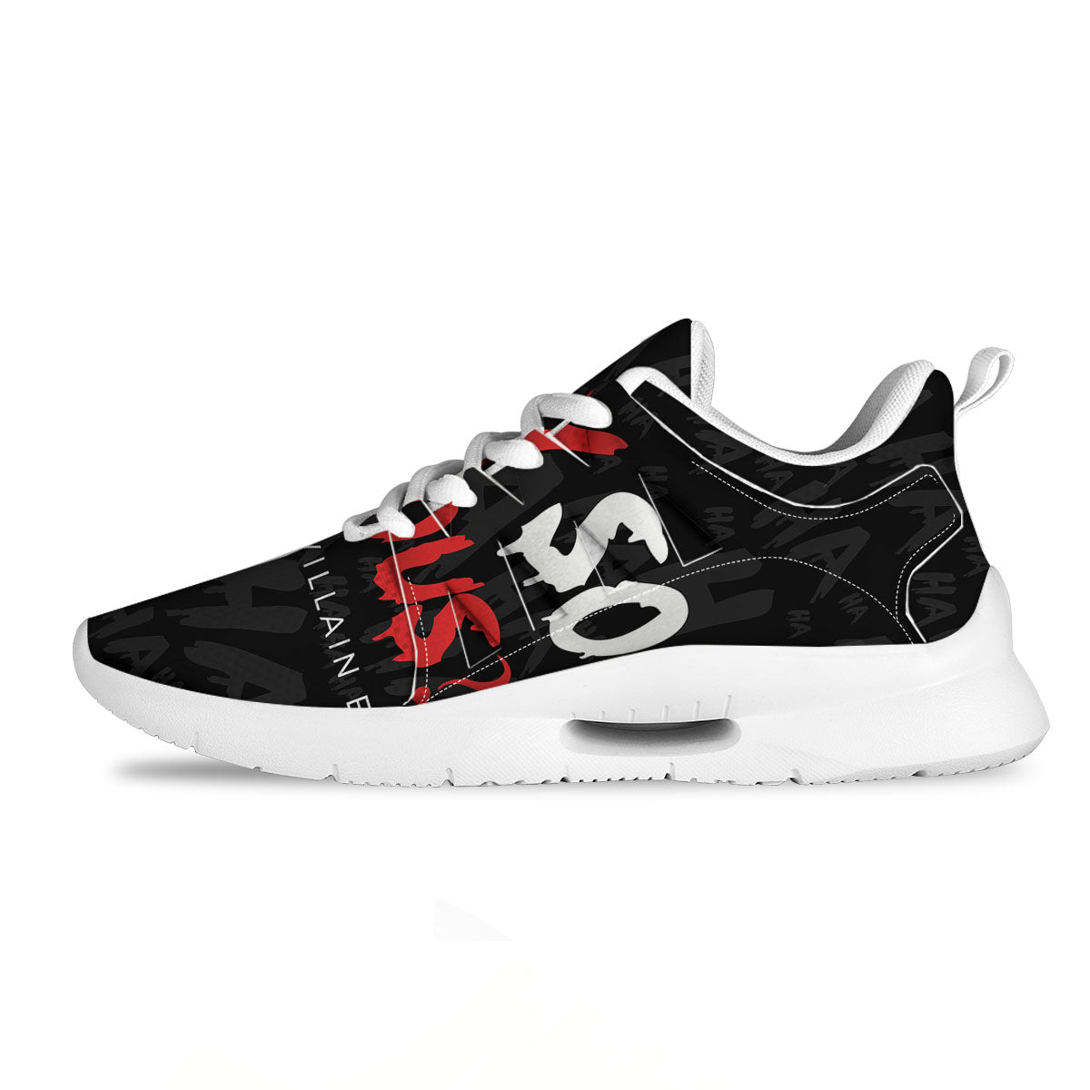 Why So Serious Laughing Joker Print Tennis Shoes-grizzshop