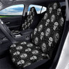 Wicca Evil Skull White And Black Print Car Seat Covers-grizzshop