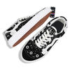 Wicca Magical White And Black Print Skate Shoes-grizzshop