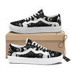 Wicca Magical White And Black Print Skate Shoes-grizzshop