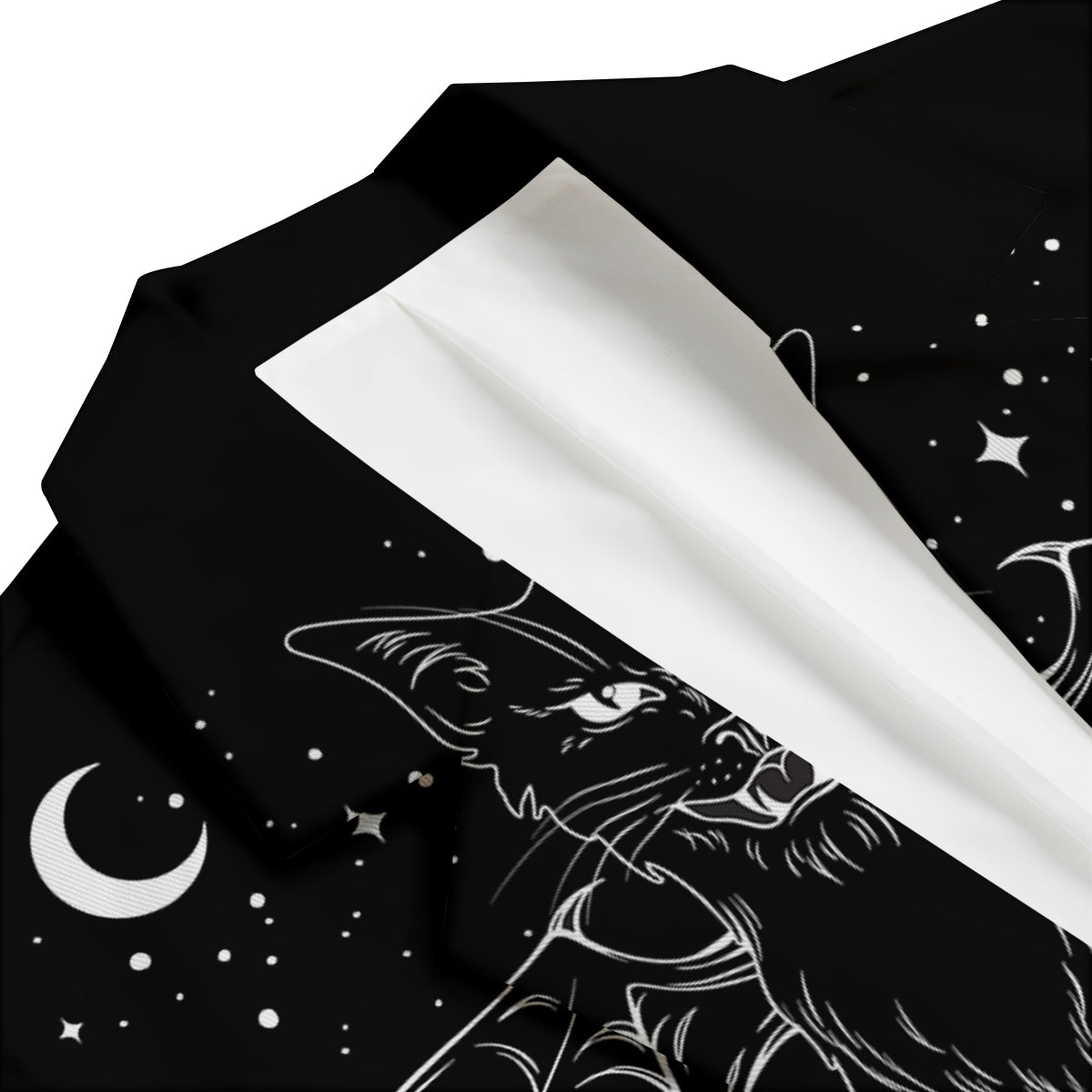 Wiccan Black Cat Men's Blazer-grizzshop