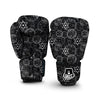 Wiccan Witch Pagan Pattern Print Boxing Gloves-grizzshop