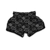 Wiccan Witch Pagan Pattern Print Muay Thai Boxing Shorts-grizzshop