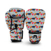 Wiener Dog Dachshund Pattern Print Boxing Gloves-grizzshop