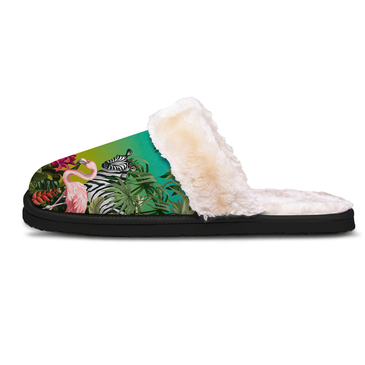 Wild Animals Jungle Print Slippers-grizzshop