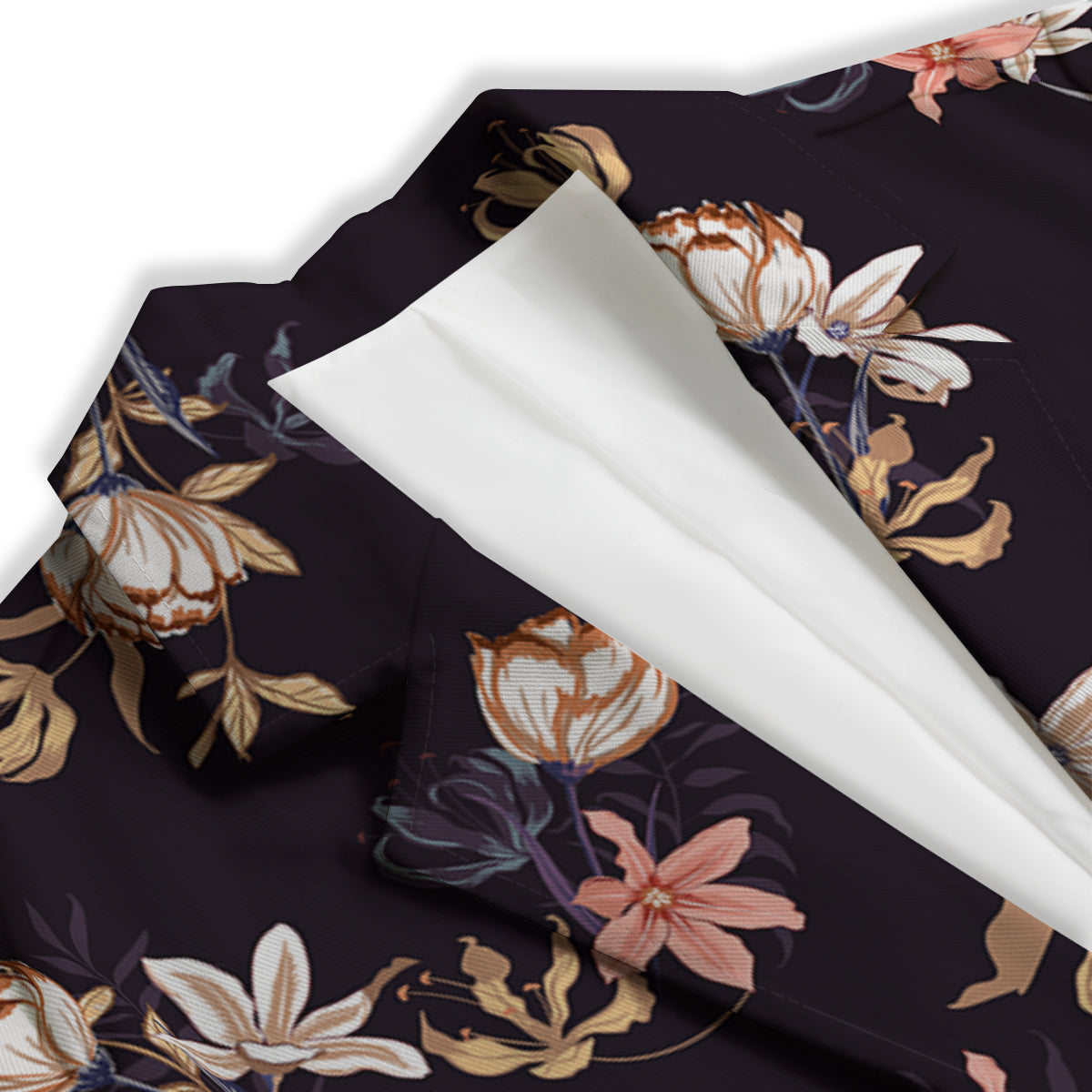 Wild Flower Print Pattern Women's Blazer-grizzshop