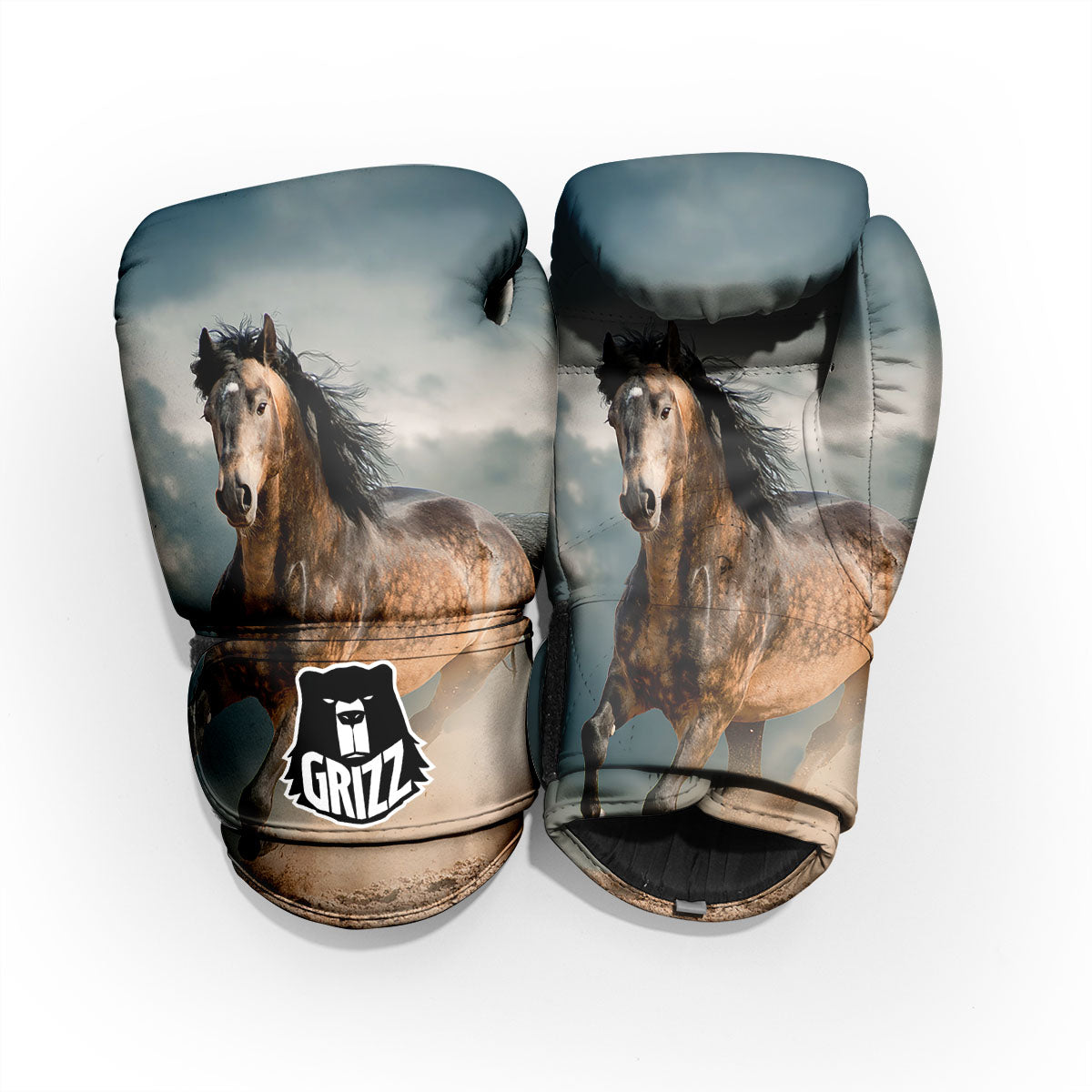 Wild Horses Running Print Pro Boxing Glove