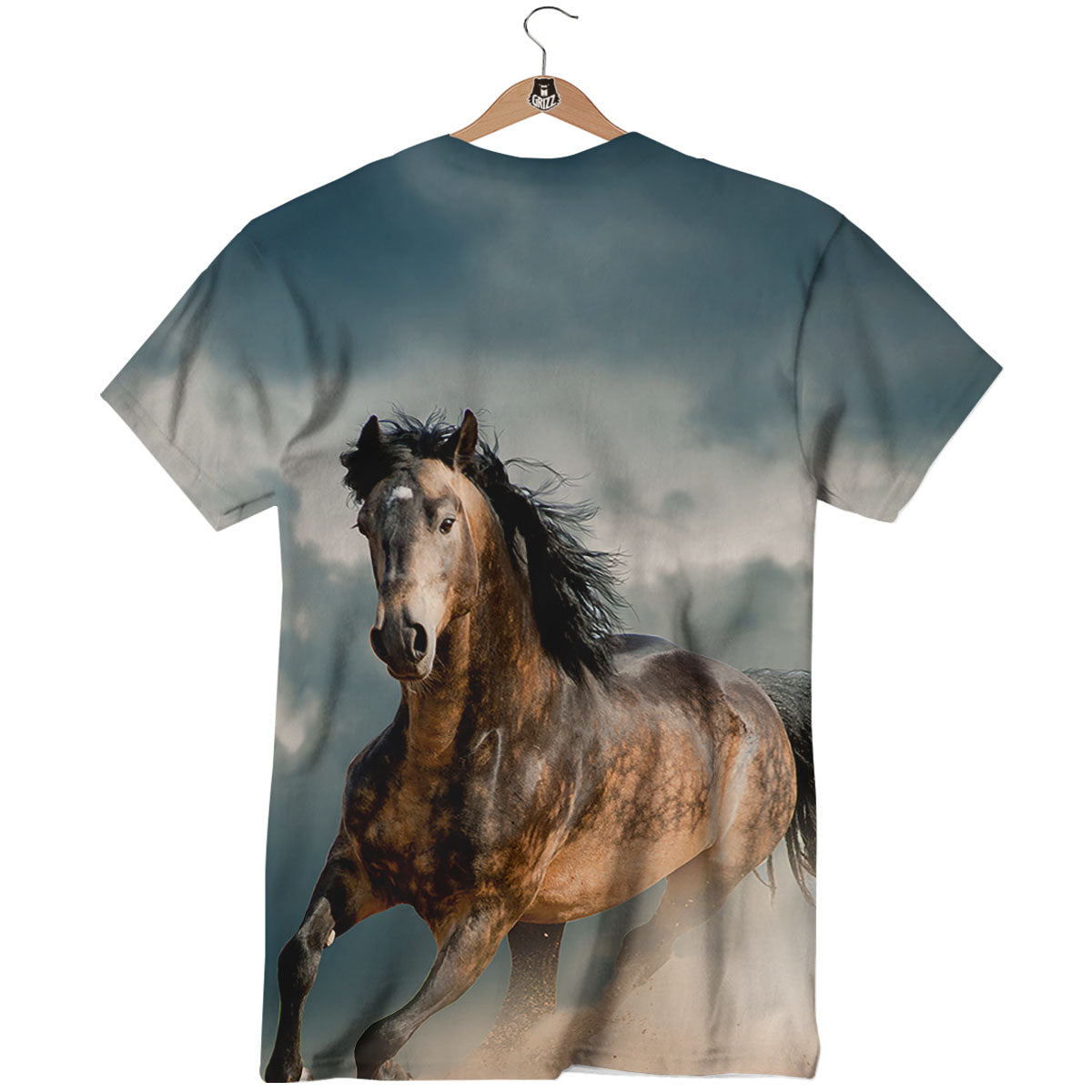Wild Horses Running Print T-Shirt-grizzshop