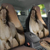 Wild Stallion Horse Running Print Car Seat Covers-grizzshop