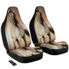 Wild Stallion Horse Running Print Car Seat Covers-grizzshop