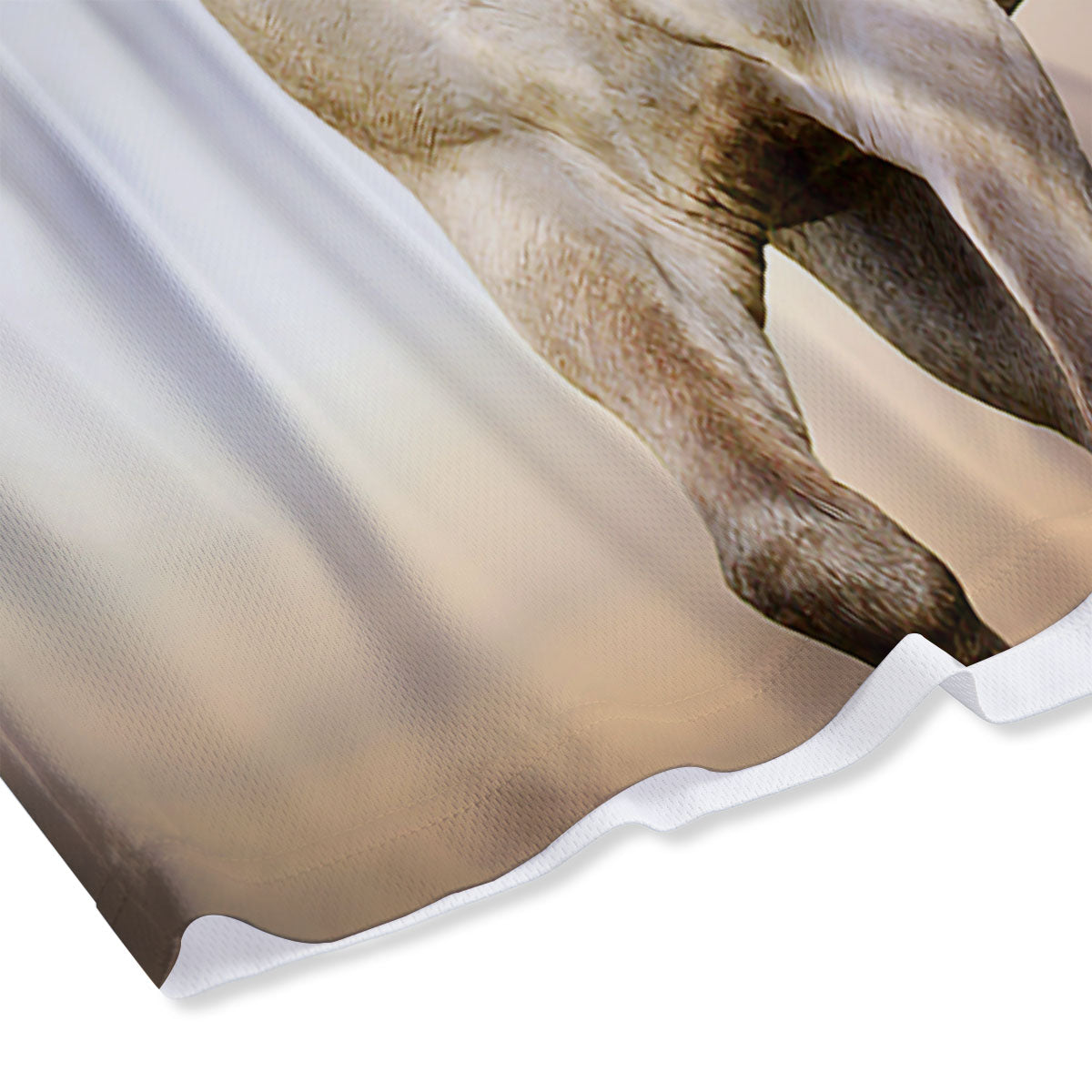 Wild Stallion Horse Running Print Mesh Shorts