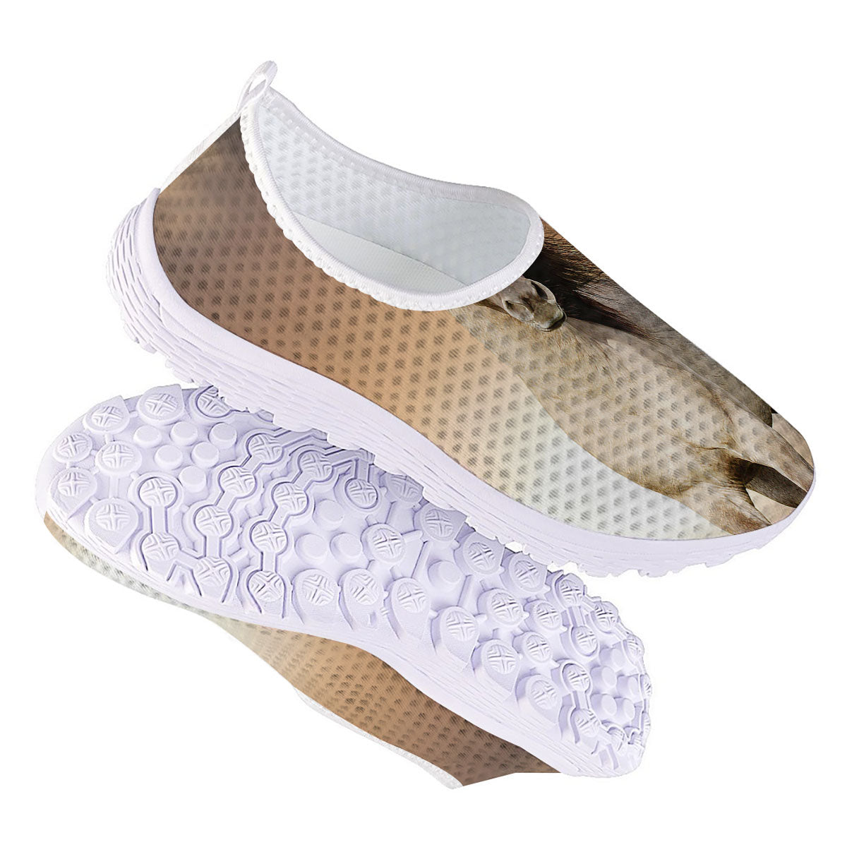 Wild Stallion Horse Running Print Nurse Shoes-grizzshop