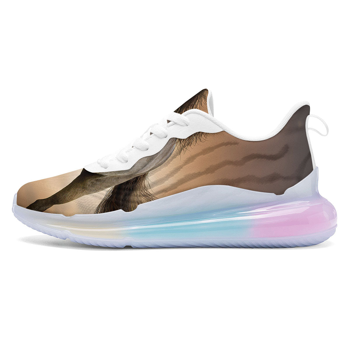 Wild Stallion Horse Running Print Running Sneakers-grizzshop