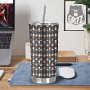 Wine Glasses Print Pattern Tumbler-grizzshop