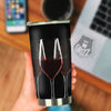 Wine Glasses Print Tumbler-grizzshop