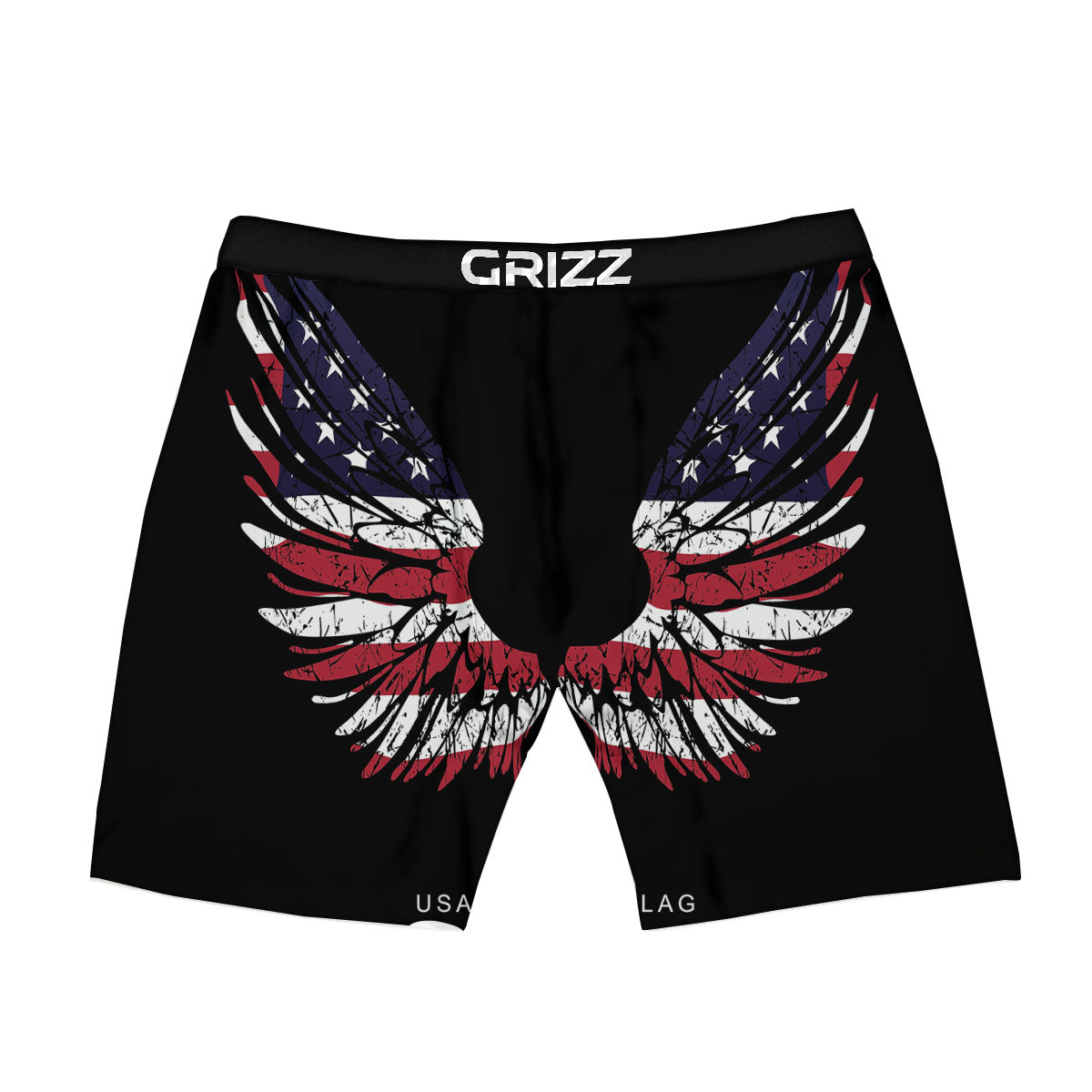 Wing Flag American Print Boxer Briefs-grizzshop
