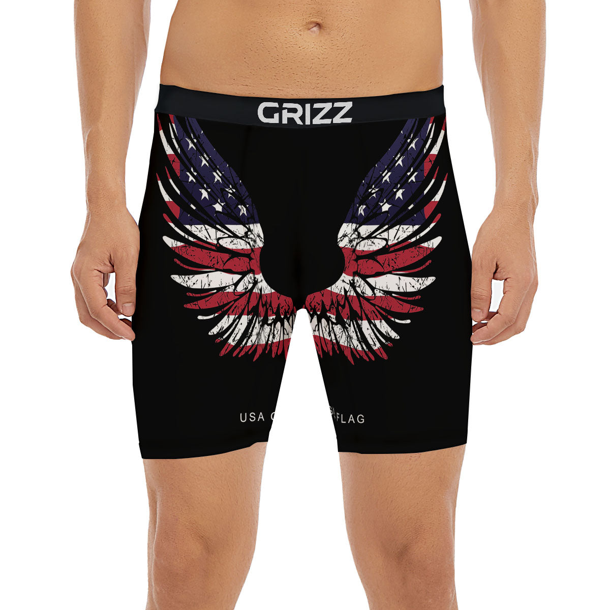 Wing Flag American Print Boxer Briefs-grizzshop