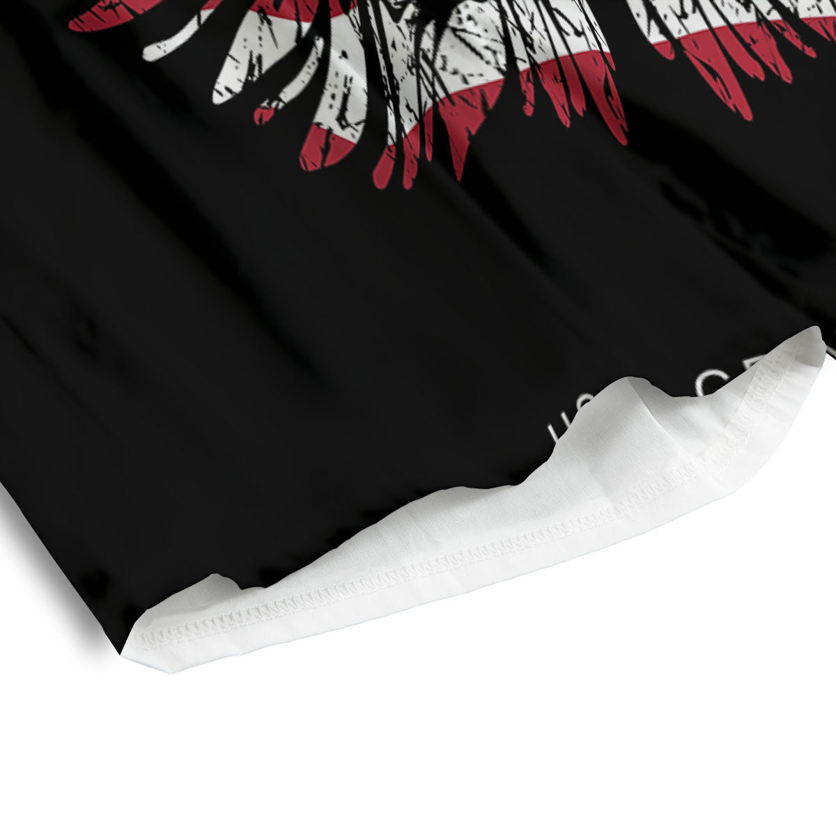 Wing Flag American Print Men's Athletic Shorts