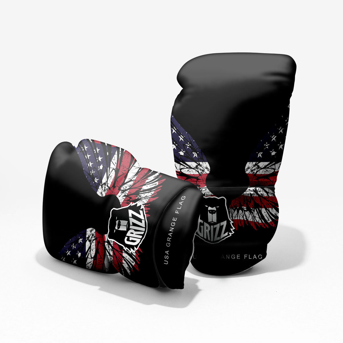 Wing Flag American Print Pro Boxing Glove