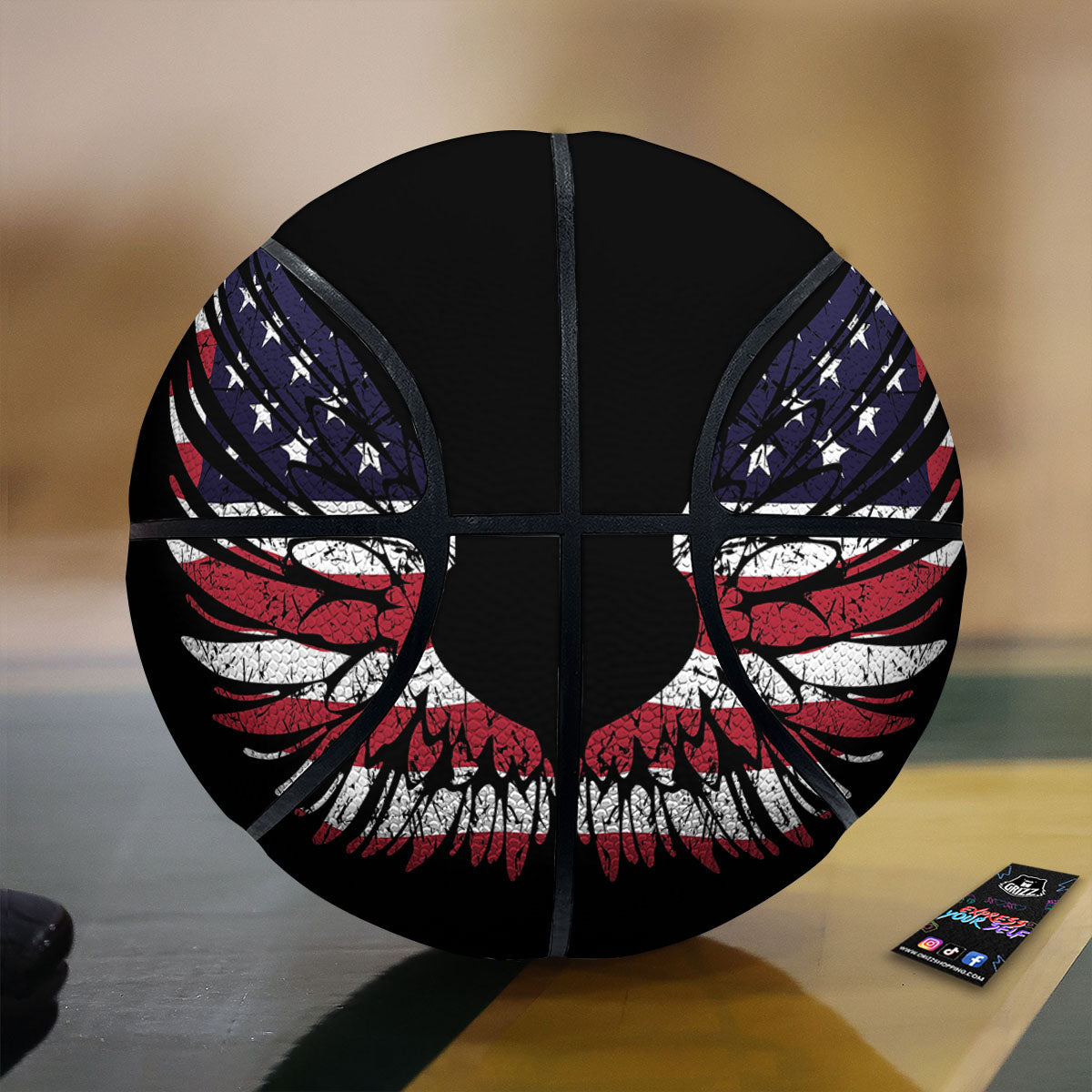 Wing Flag American Print Basketball