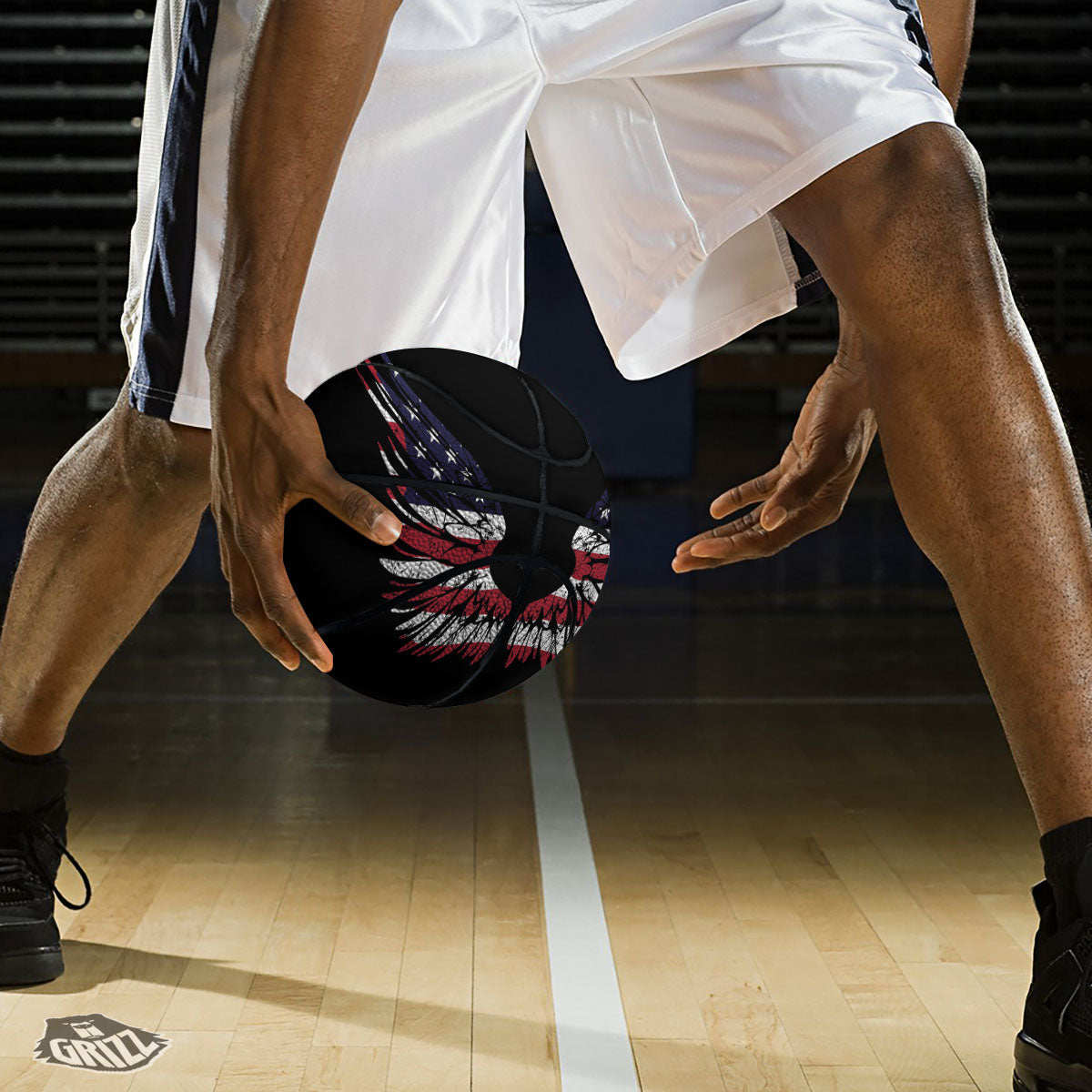 Wing Flag American Print Basketball