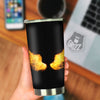 Wings Flame Print Tumbler-grizzshop