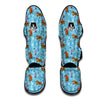 Winter Boar Print Pattern Muay Thai Shin Guards-grizzshop