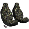 Witch Cauldron Green Print Pattern Car Seat Covers-grizzshop