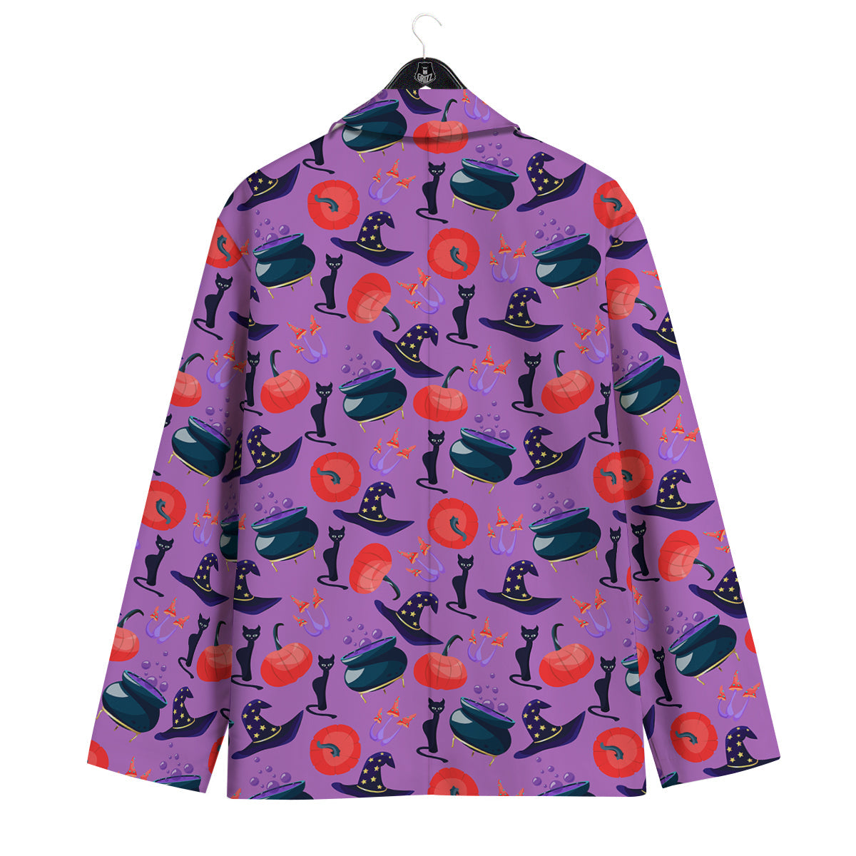 Witch Cauldron Halloween Print Pattern Men's Sport Coat-grizzshop