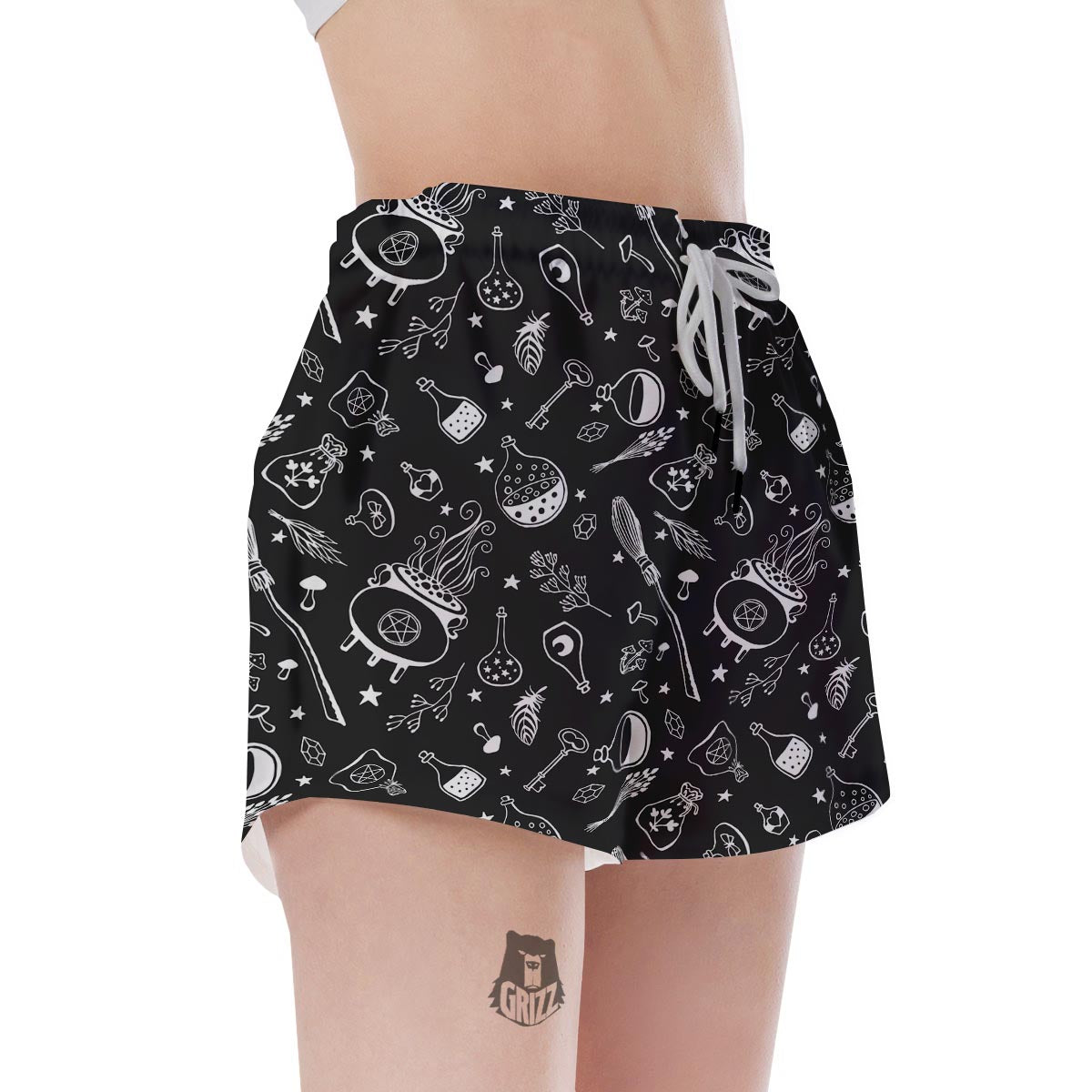 Witch Gothic Women's Shorts-grizzshop