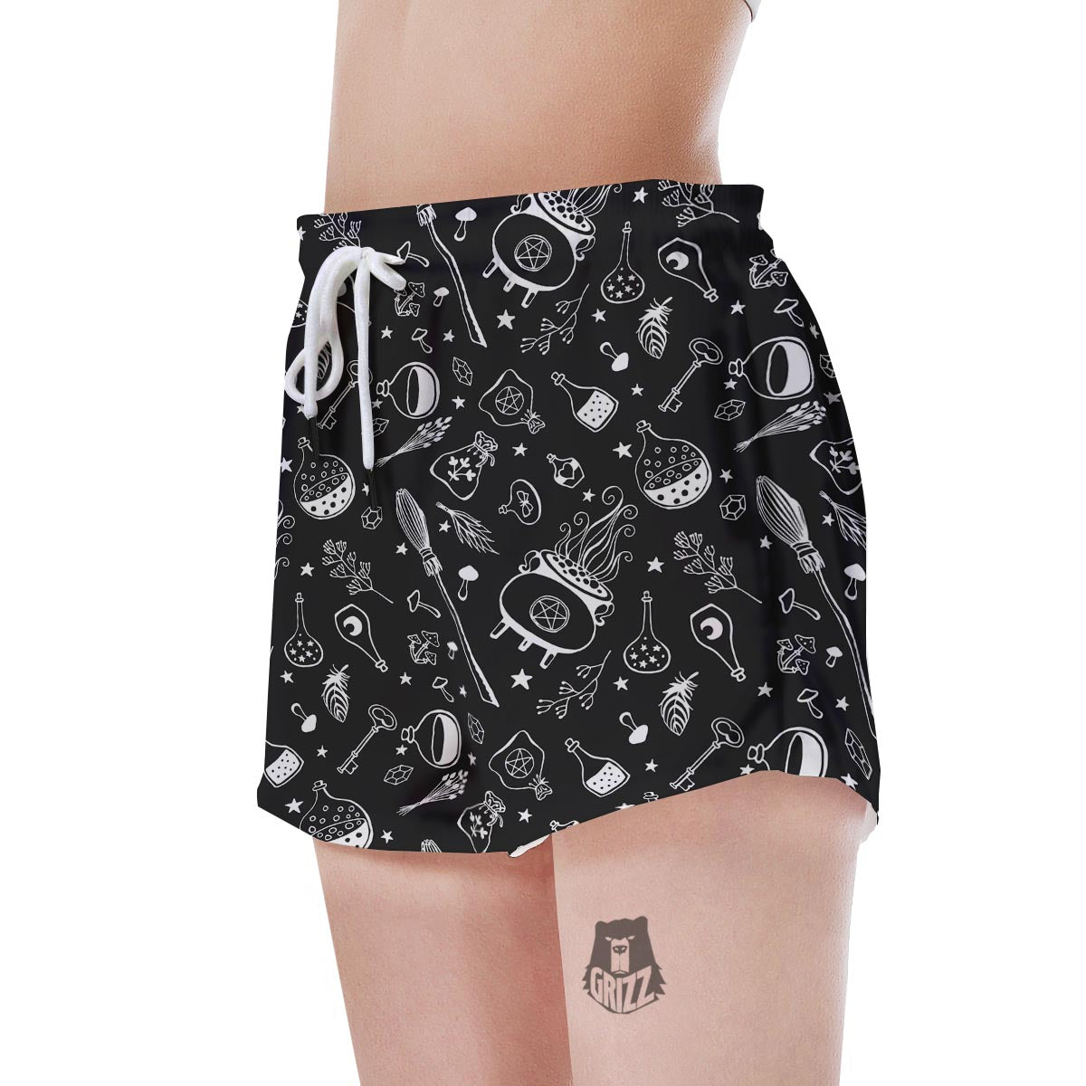 Witch Gothic Women's Shorts-grizzshop