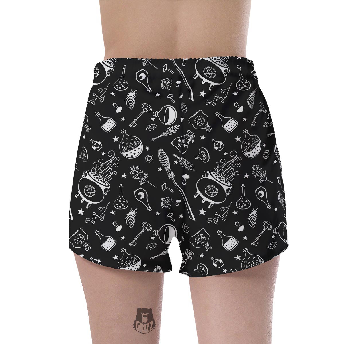 Witch Gothic Women's Shorts-grizzshop