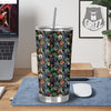 Witch Halloween Elements Print Pattern Tumbler-grizzshop