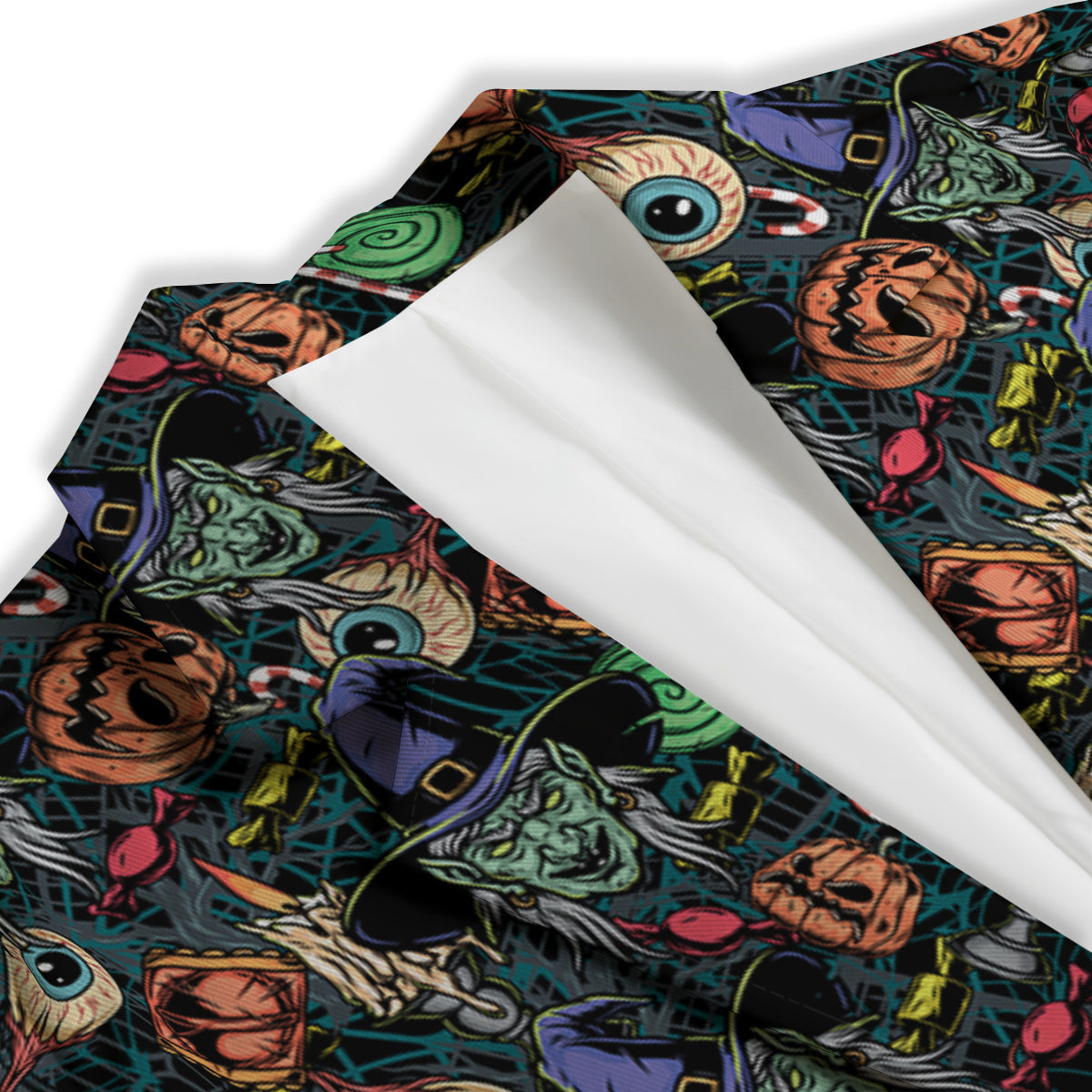 Witch Halloween Elements Print Pattern Women's Blazer-grizzshop