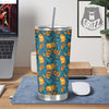 Witch Hat Pumpkin Print Pattern Tumbler-grizzshop