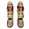 Witch Wiccan Pagan Satanic Pattern Print Muay Thai Shin Guards-grizzshop