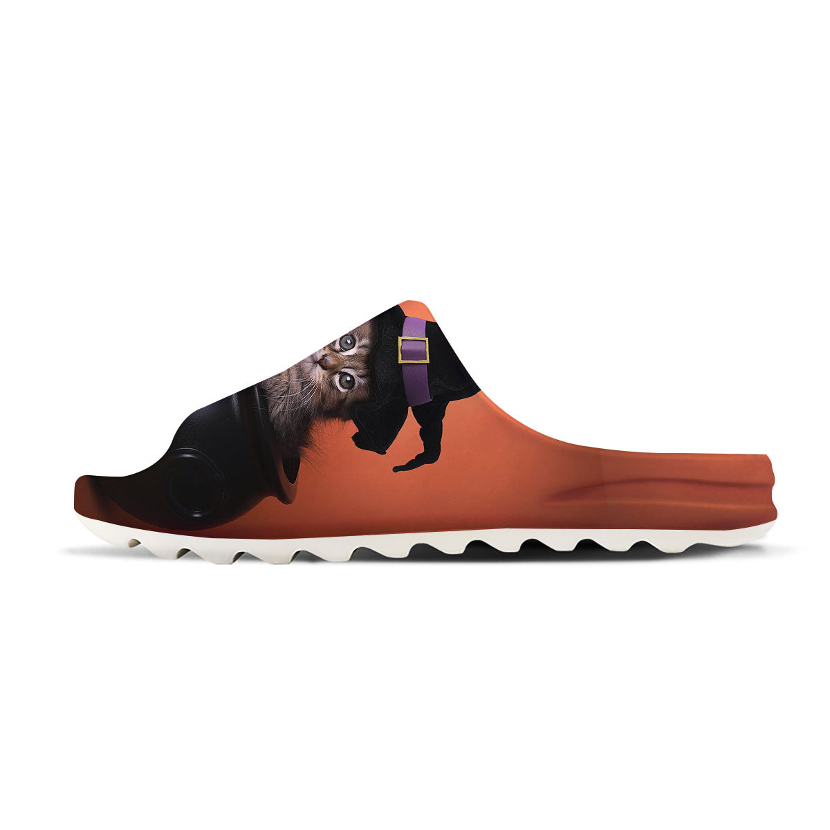 Witch Cat Halloween Cute Print Sandals-grizzshop