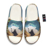 Wizard And Gate Print Sandals-grizzshop