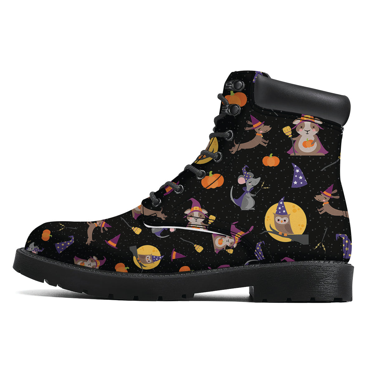 Wizard Animal Print Pattern Boots-grizzshop