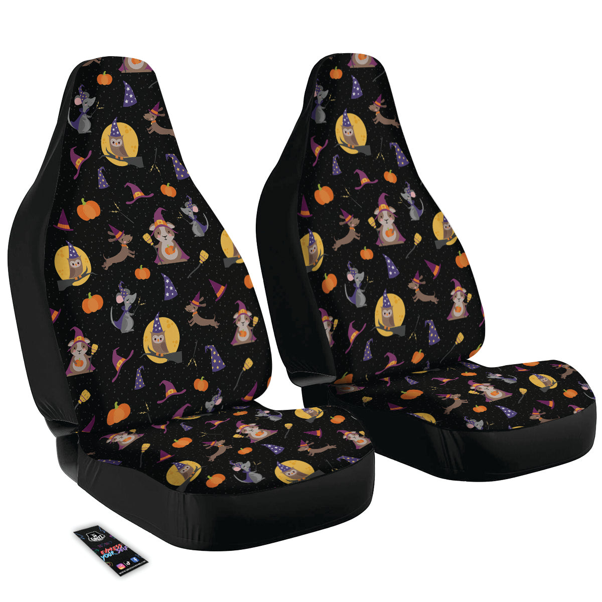 Wizard Animal Print Pattern Car Seat Covers-grizzshop