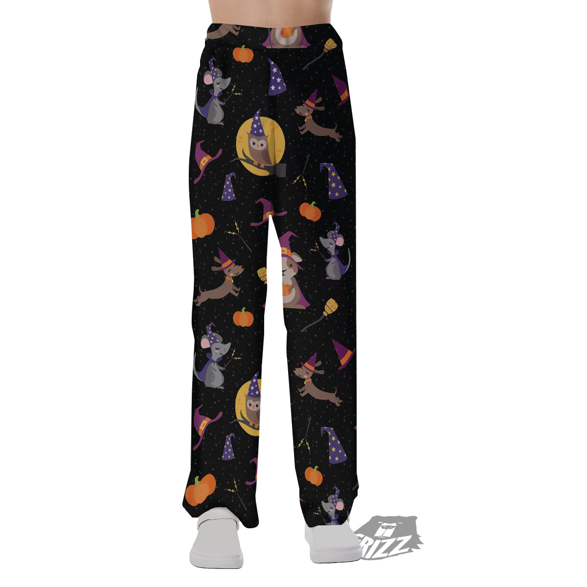 Wizard Animal Print Pattern Pajama Pants-grizzshop
