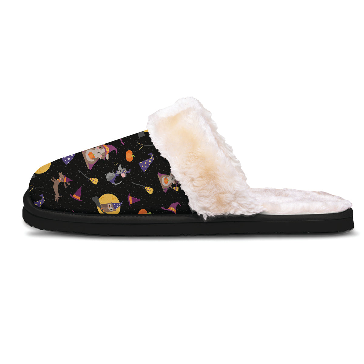 Wizard Animal Print Pattern Slippers-grizzshop