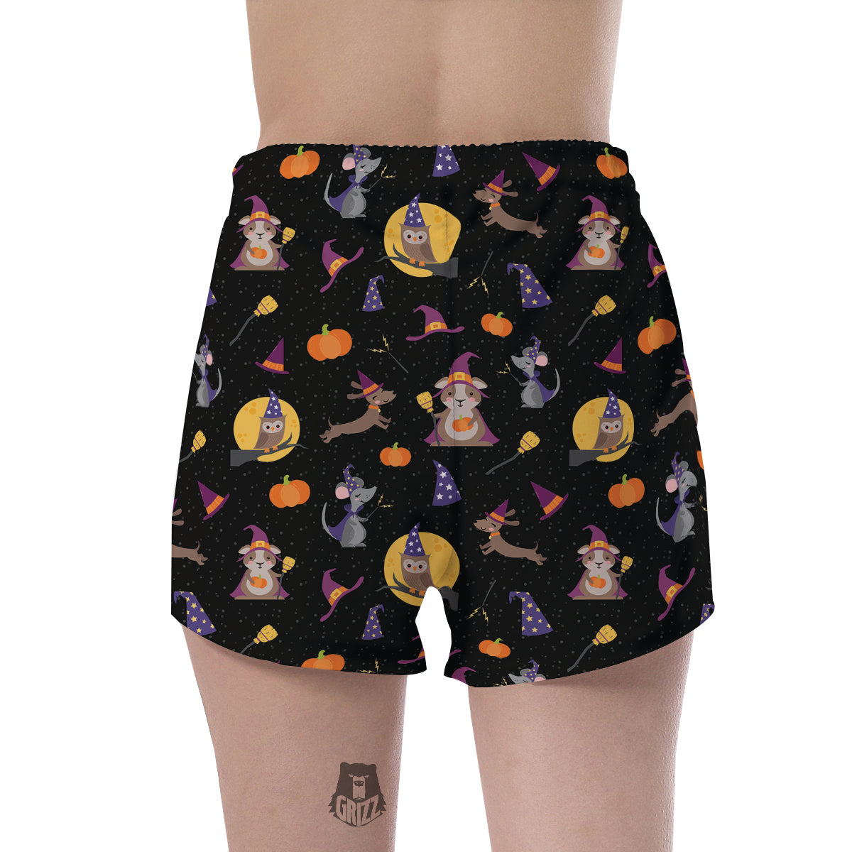 Wizard Animal Print Pattern Women's Shorts-grizzshop