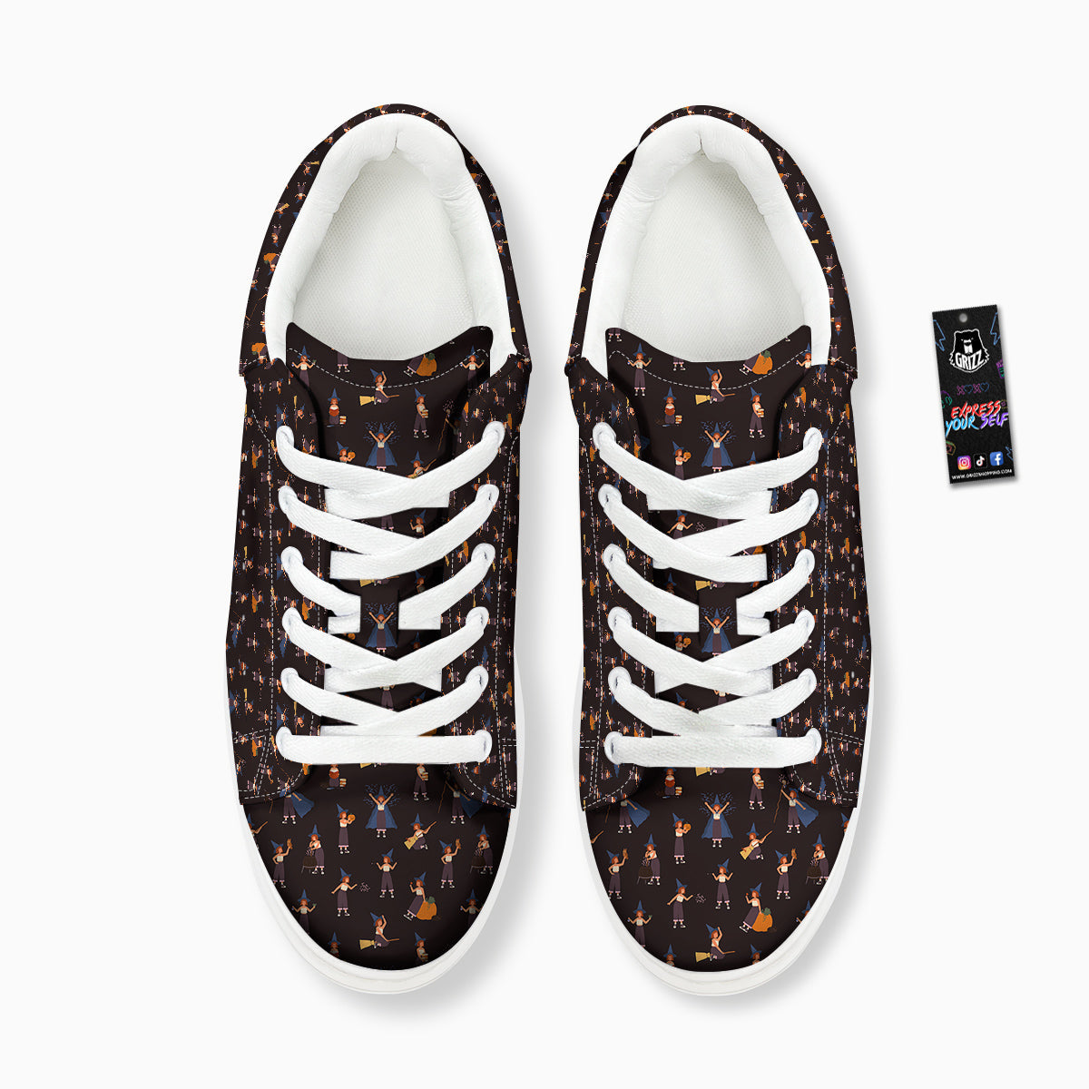 Wizard Cute Print Pattern Platform Shoes-grizzshop