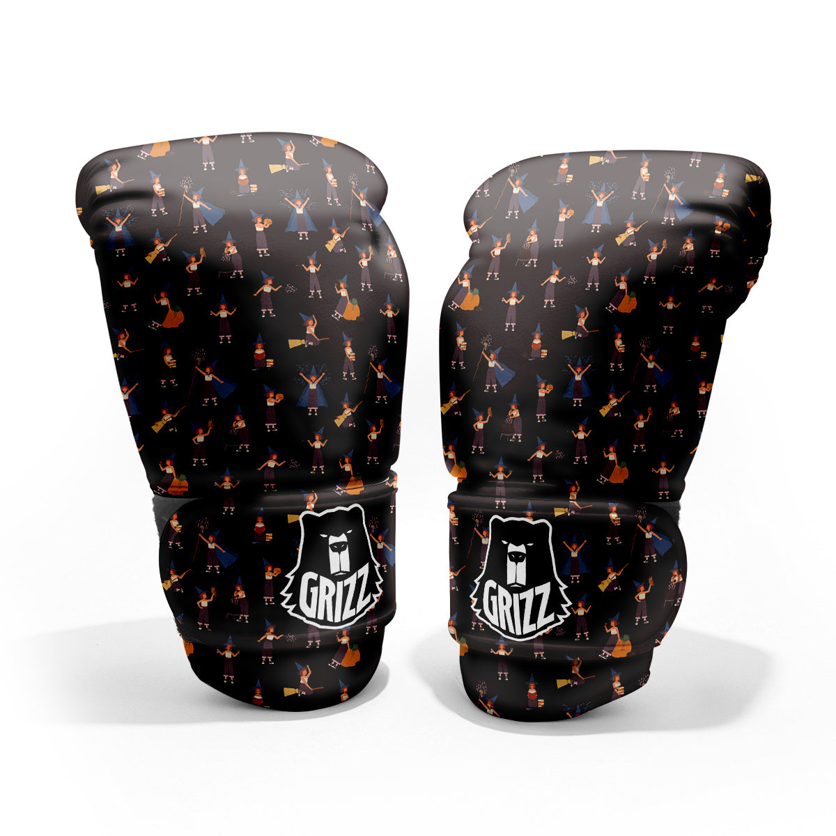 Wizard Cute Print Pattern Sparring Gloves-grizzshop