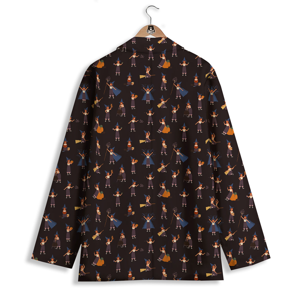 Wizard Cute Print Pattern Women's Blazer-grizzshop