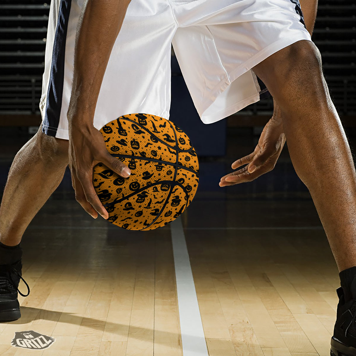 Wizard Halloween Print Pattern Basketball-grizzshop