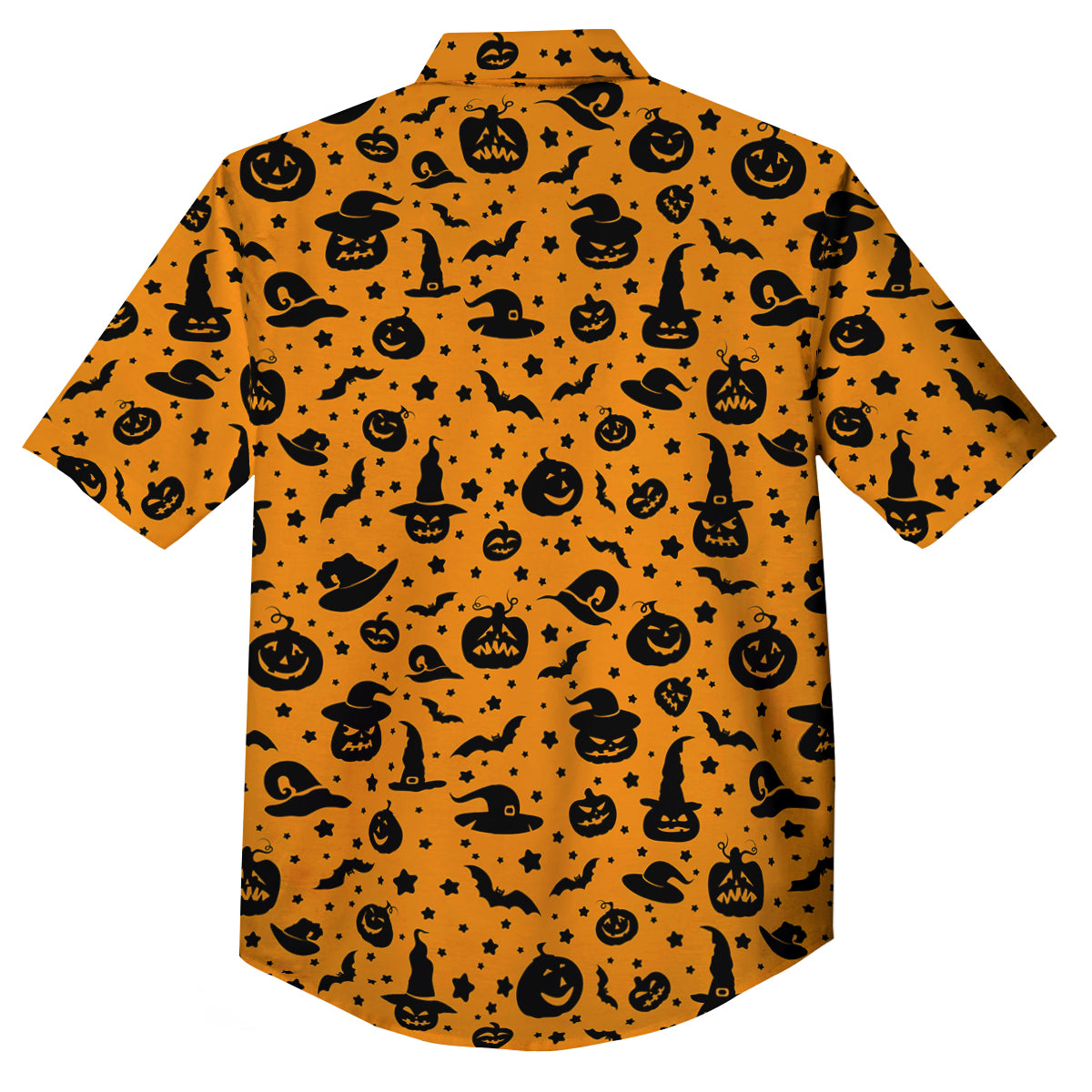Wizard Halloween Print Pattern Button Up Shirt-grizzshop