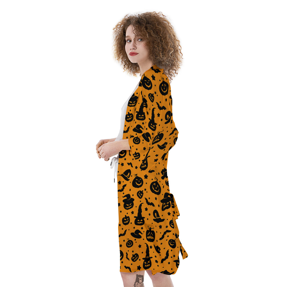 Wizard Halloween Print Pattern Kimono-grizzshop