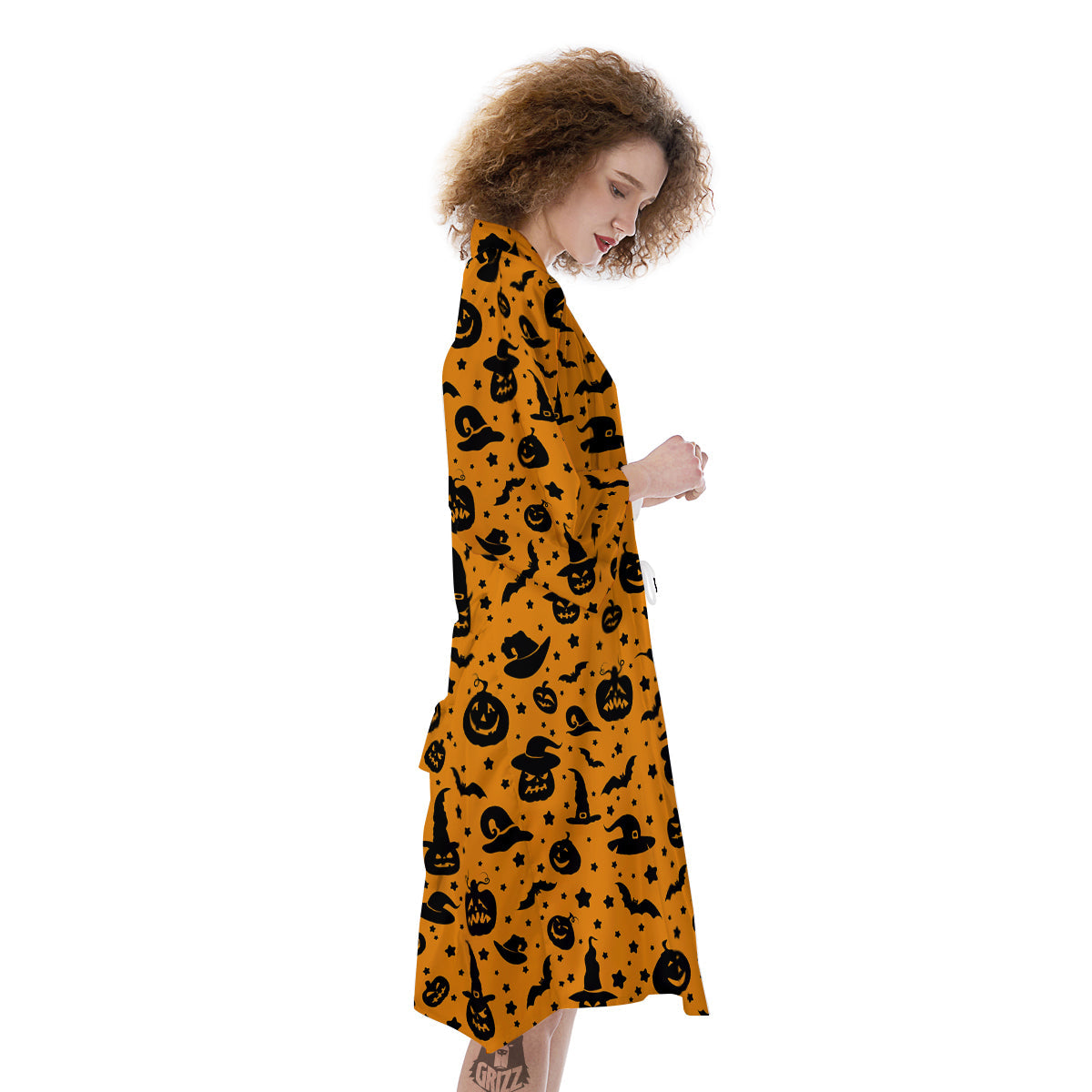 Wizard Halloween Print Pattern Kimono-grizzshop